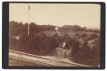 TIPTON CABINET CARD PHOTO – NATIONAL CEMETERY FROM GAR TOWER