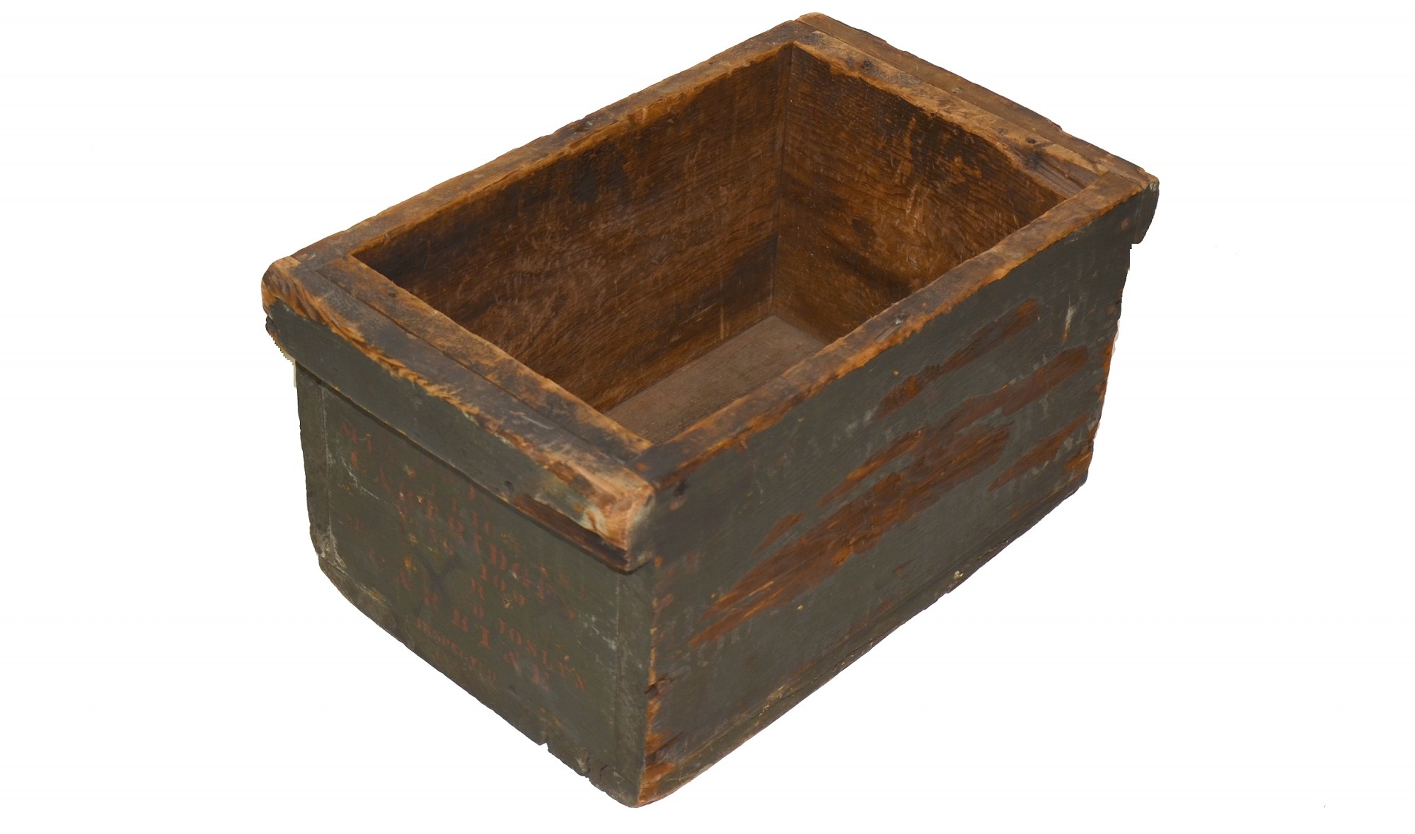 AMMUNITION CRATE FOR .52 CARTRIDGES FOR SPENCER AND JOSLYN CARBINES ...