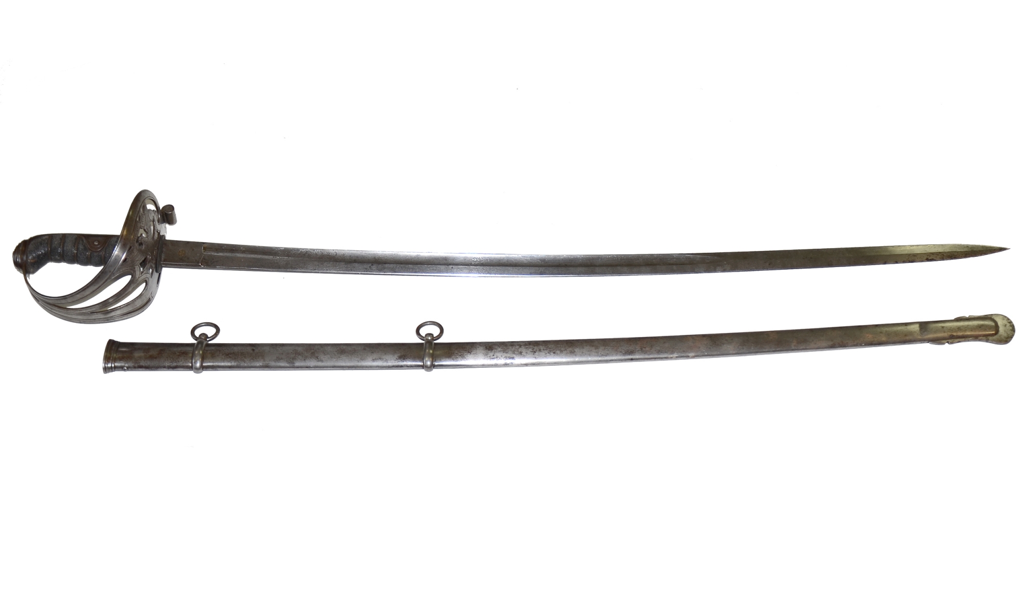 M1850 NON-REGULATION FOOT OFFICER’S SWORD AND SCABBARD BY WALSCHEID ...