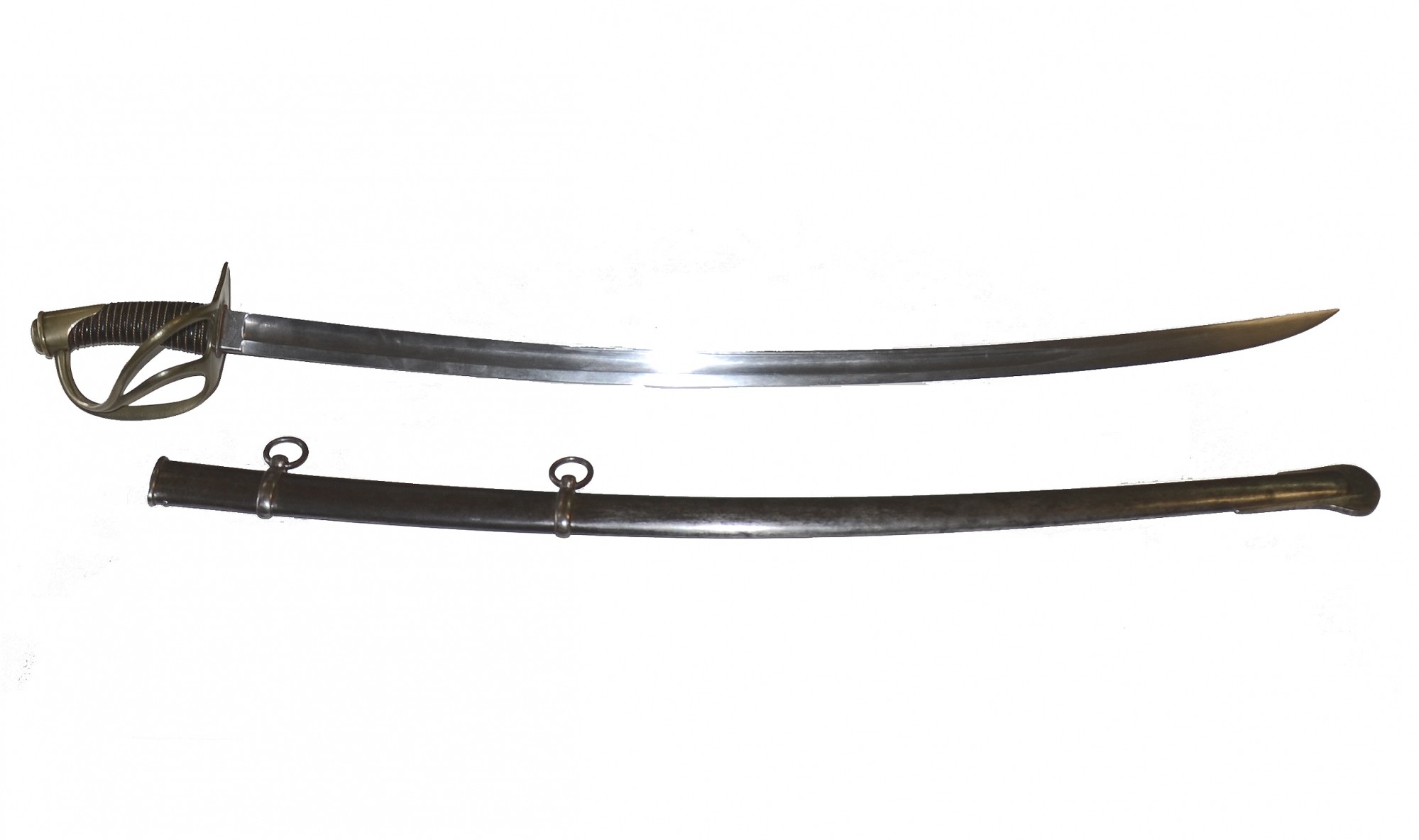 IMPORTED M1840 ENLISTED CAVALRY SABER AND SCABBARD — Horse Soldier