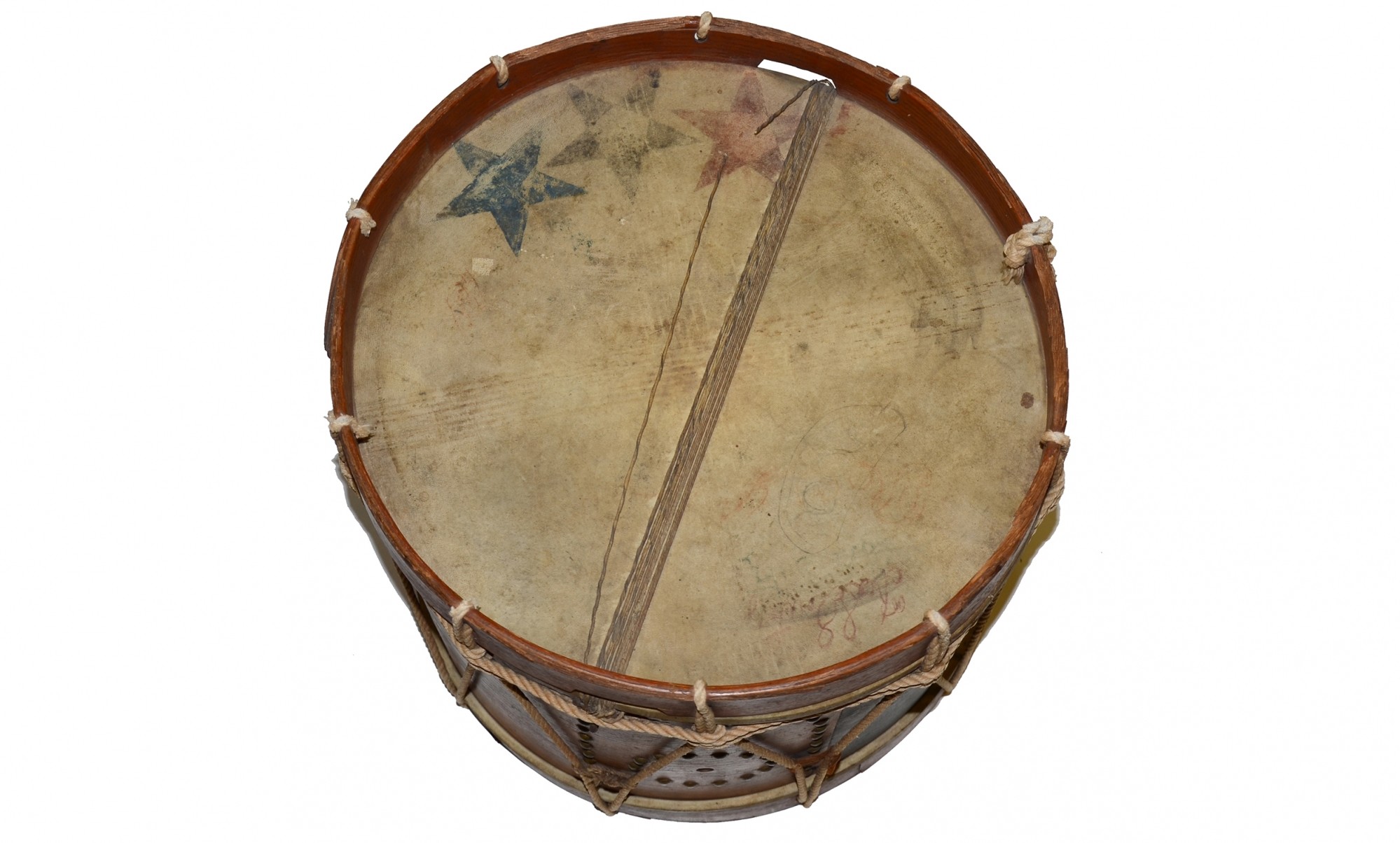 CIVIL WAR SNARE DRUM ID’D TO 6TH REGIMENT PENNSYLVANIA VOLUNTEER CORPS ...