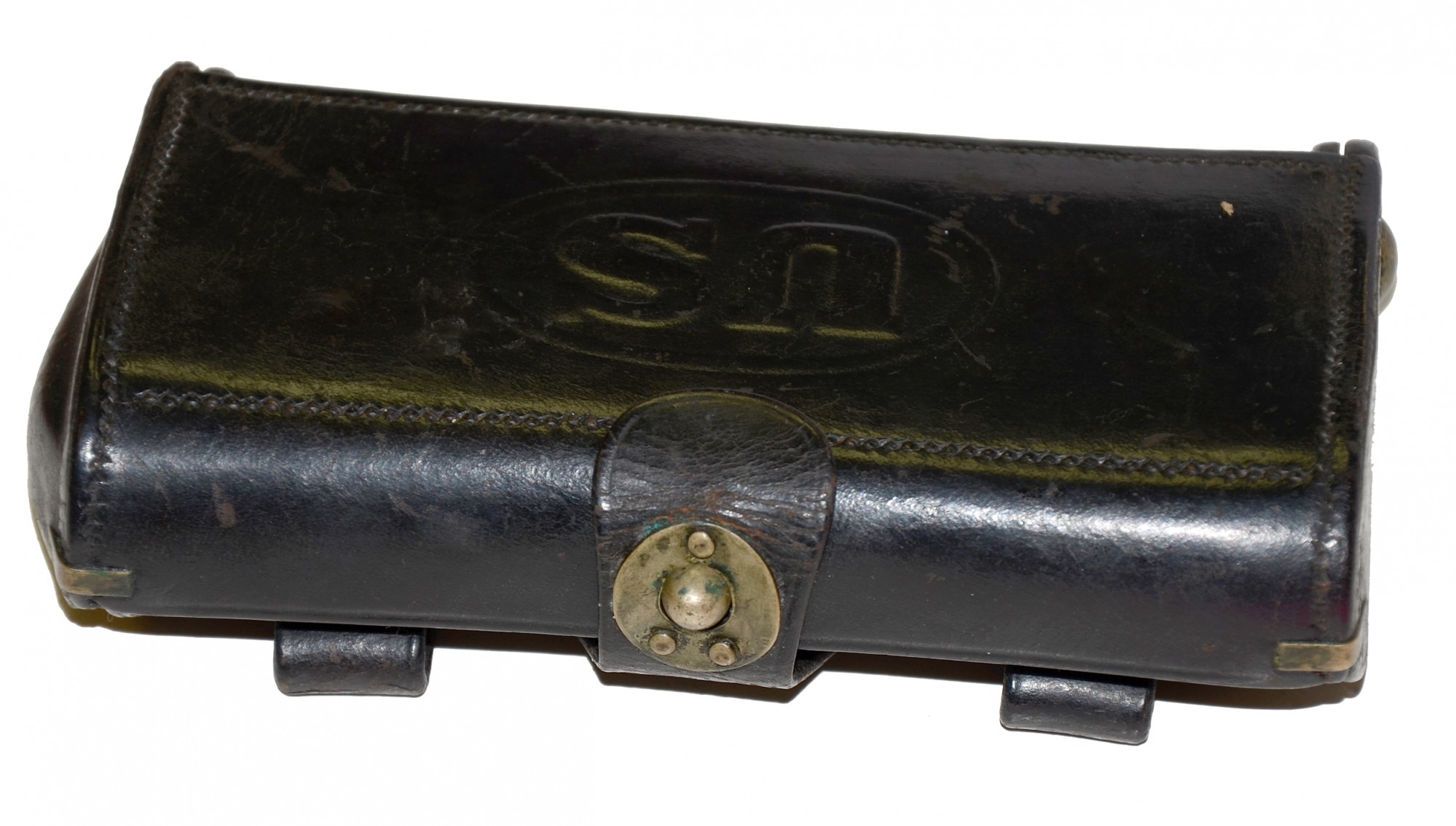 US M1874 MCKEEVER CARTRIDGE BOX, WITH 1879 GUN TOOL — Horse Soldier