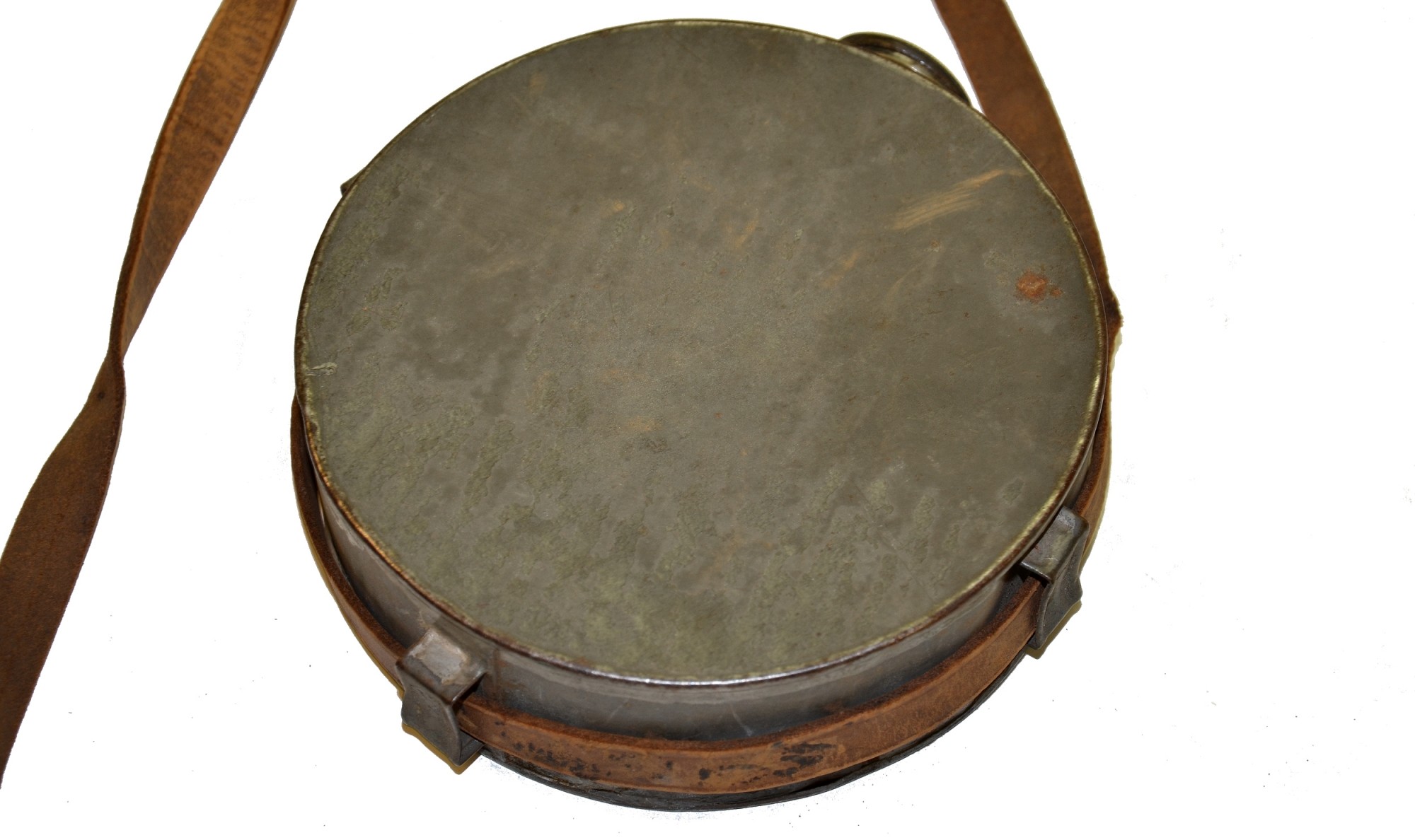 Identified Superb Condition Confederate Tin Drum Canteen — Horse Soldier